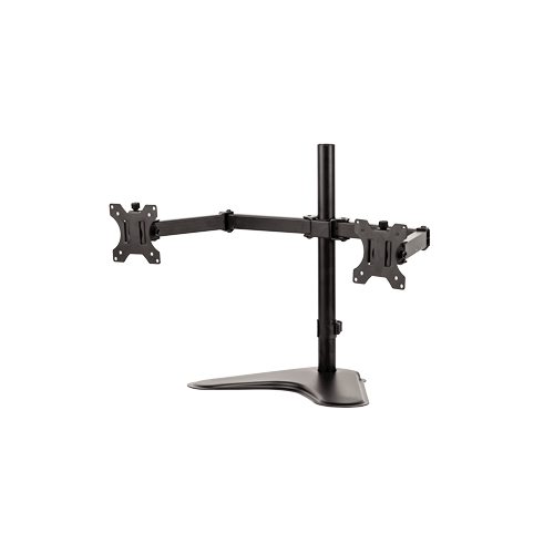 Support auto-portant pour 2 écrans à l'horizontal Série professionnelle__8043701_Freestanding Dual Horz_Left_noMon 031317.png